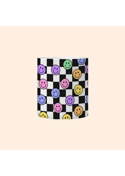 Emojili Kupa – Desenli Hediyelik Porselen Bardak, Kahve Ve Çay Kupası
