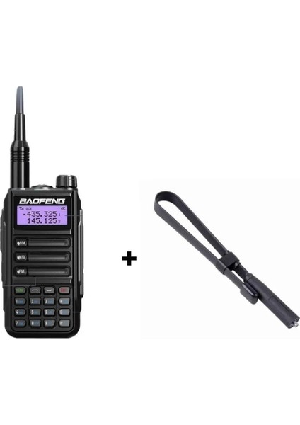 Uv-16 Pro Siyah Taktikal Anten