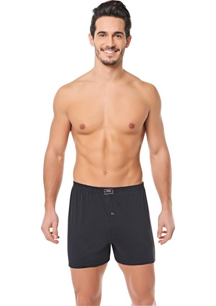 SER0008 Seher Yıldızı Penye Düz Boxer 6'lı Eko Paket