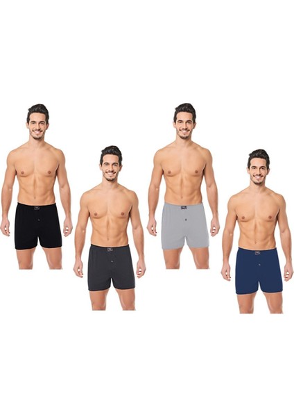 SER0008 Seher Yıldızı Penye Düz Boxer 6'lı Eko Paket fırsatları