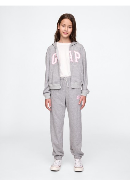 Kız Çocuk B08 Gap Logo Relaxed Havlu Kumaş Jogger Eşofman Altı