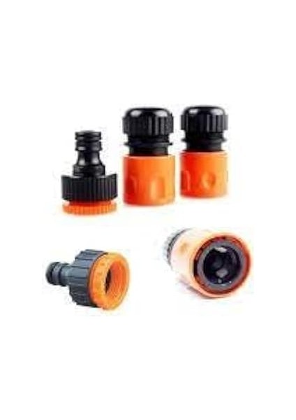 Feyza Yapi Medalyan 1/2" Hortum Musluk Bağlantı Adaptörü (2 Adet) + 1/2-3/4" Musluk Adaptörü