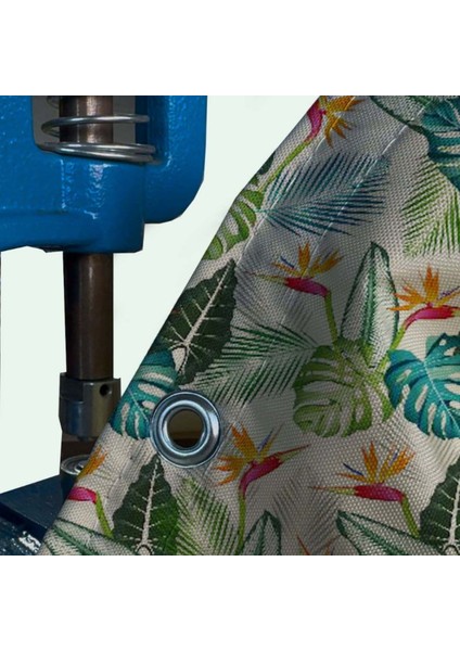 90 cm x 2 m Tropik Orman Balkon Bahçe Çit Brandası Su İtici, Uv Koruyucu, Dekoratif Örtü fiyatları