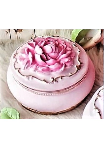 Gül Şakayık Çiçek Motifli Mücevher Kutu Silikon Kalıp K-132 modelleri