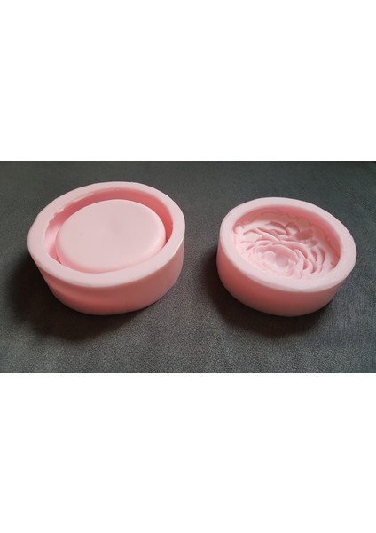 Gül Şakayık Çiçek Motifli Mücevher Kutu Silikon Kalıp K-132