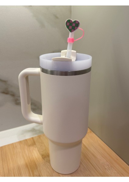 Stanley Pipet Tıpası, Pipet Kılıfı Aksesuarı, Toza ve Kire Karşı Koruma, Kalp Pembe Yeşil fiyatları