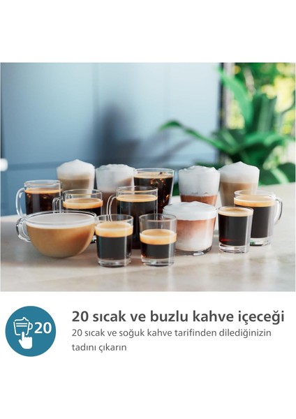 Yeni Seri Ultra Premium 20 Sıcak ve Soğuk Içecek Lattego Tam Otomatik Espresso Makinesi, , Silent Brew Teknolojisi +Onerous Lambader