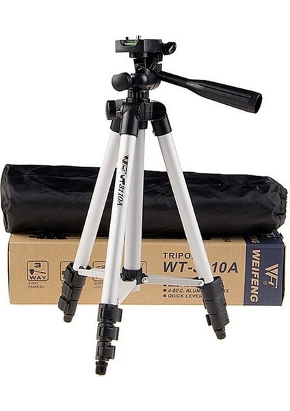 Tripod : Telefon ve Kamera Tutucu Ayak + Telefon Tutucu - 105 cm