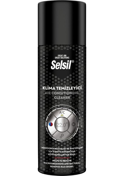 Selsil Klima Temizleyici Sprey 150ML Mikro Organizma - - Kötü Koku Temizleyici