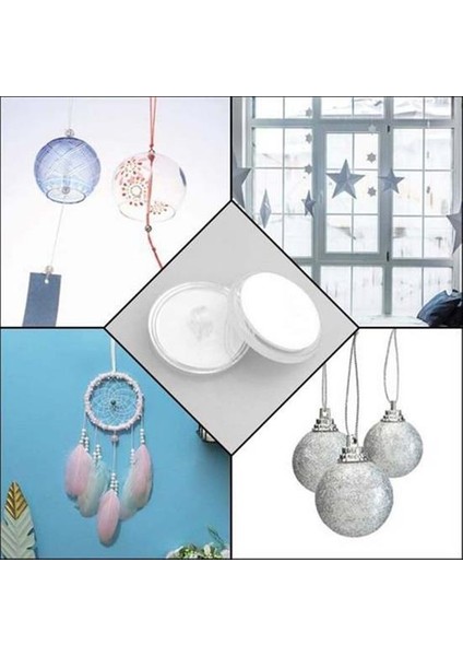 20 Adet Şeffaf Yuvarlak 3 cm Çaplı Güçlü Disk Yapışkanlar modelleri