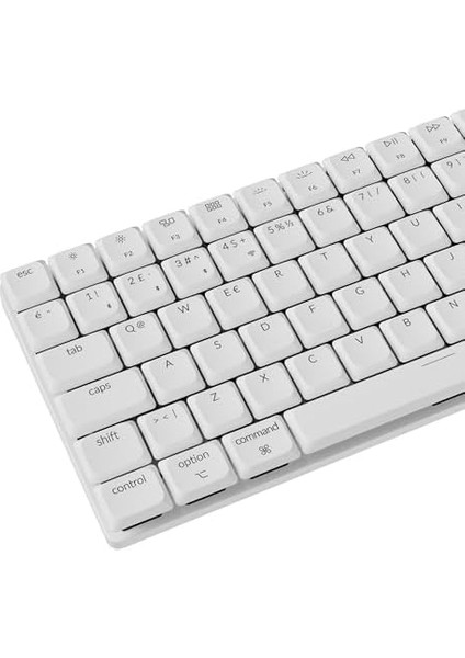 K3 Max%75 Rgb Türkçe Red Switch Kablosuz Beyaz Mekanik Klavye