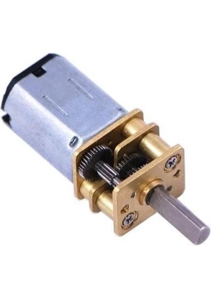6V 12 mm 60 Rpm Redüktörlü Mikro Dc Motor
