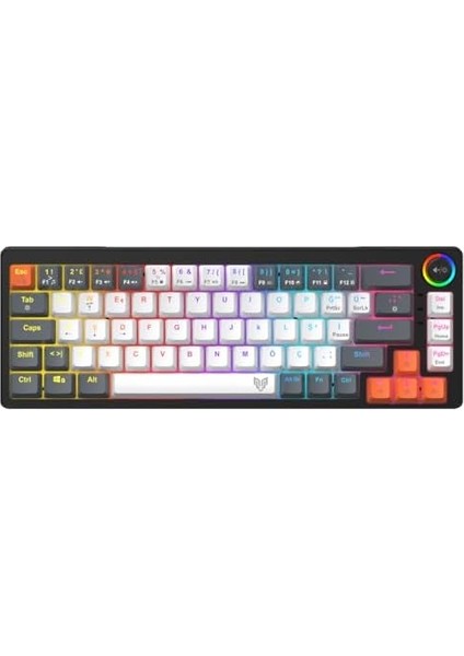 Orbiter Rgb Mekanik Gaming Oyuncu Klavyesi Red Switch Q Tr
