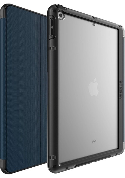 iPad 10.2" (7. Nesil 2019/8. Nesil 2021) Simetri Folyo Kılıf, Darbeye Dayanıklı, Düşmeye Dayanıklı, Ince Kılıf, Askeri Standartlara Göre Test Edilmiştir, Mavi, Perakende Paketi Yok