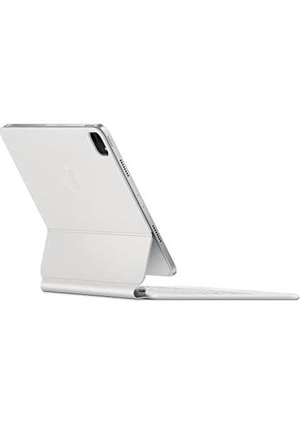 Magic Keyboard: 11 Inç Apple iPad Pro ve Apple iPad Air (4. ve 5. Nesil) Için Apple iPad Klavyesi ve Kılıfı, Harika Yazma Deneyimi, Yerleşik Trackpad, Arapça - Beyaz