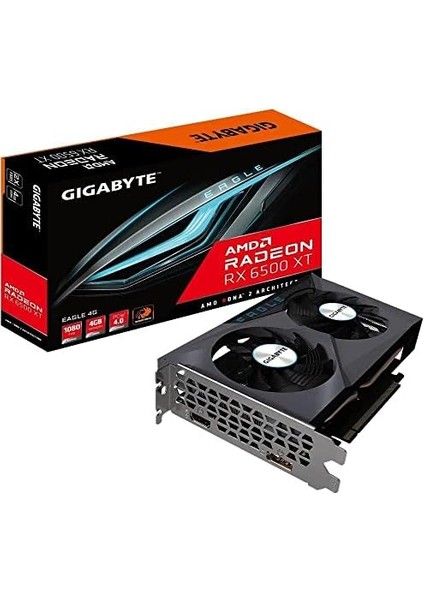 GV-R65XTEAGLE-4GD Amd. 4 Gb. Radeon Rx 6500 Xt. Gddr6. Pcı-E 4.0. HDMI Bağlantı Noktası Quantity 1. Bellek Saati Hız 18000 Mhz