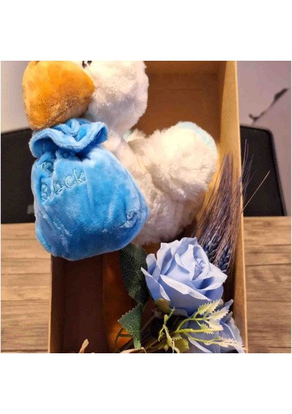 Hoşgeldin Bebek Peluş Set Mavi
