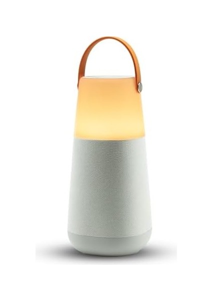 Audio Bright Max - Taşınabilir, Suya Dayanıklı, Işıklı 360 Derece Bluetooth Hoparlör, Aydınlatma, Atmosferik Sesler, Çoklu Senkronizasyon Teknolojisi ve Şarj Edilebilir Pil ile