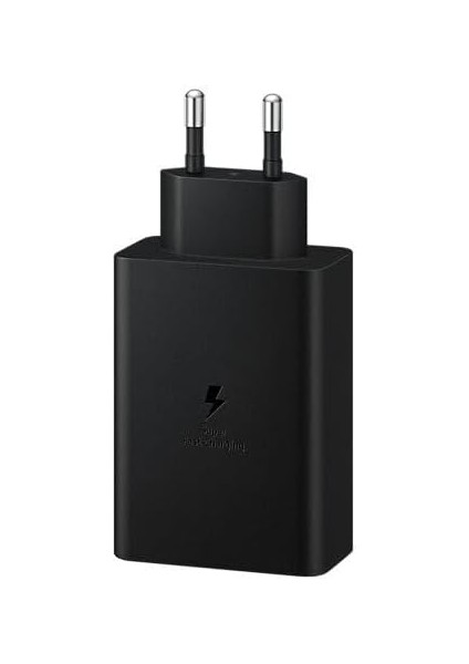 Trio 65 Watt Hızlı Şarj Adaptörü, 3 Çıkışlı, 1xtype-C 65W Pd&sfc, 1xtype-C 25W Pd&sfc, 1xtype-A 15W, T6350NBEGWW