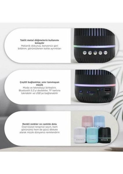 Min Bluetooth Hoparlör Fm Radio, Tf Kart, Usb, Kablosuz Ses Bombası Müzik Cihazı fiyatları