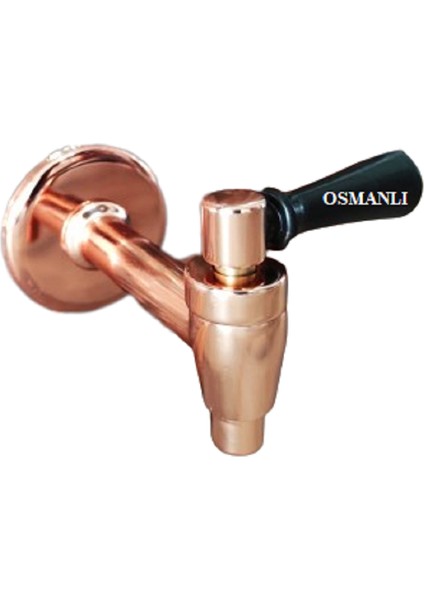 Otantik Çay Kazanı Musluğu Bakır Kaplamalı Semaver Musluğu