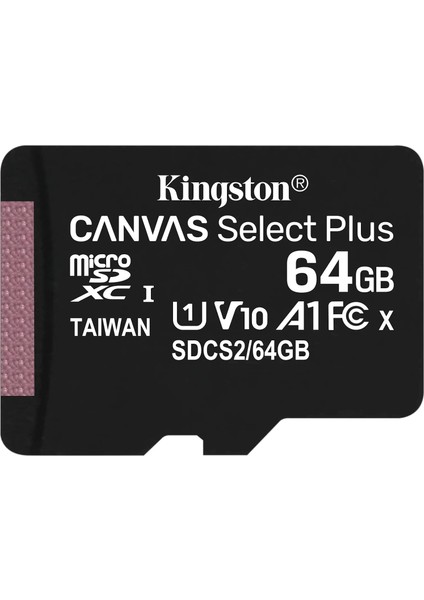 Microsdxc Canvas Select Plus 64GB Hafıza Kartı SDCS2/64GB