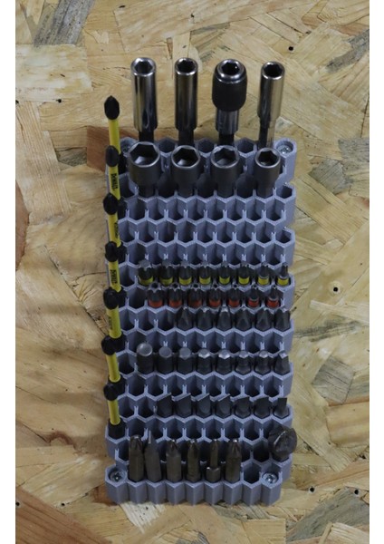 140 Adetli Hex Bits Uç Organizeri