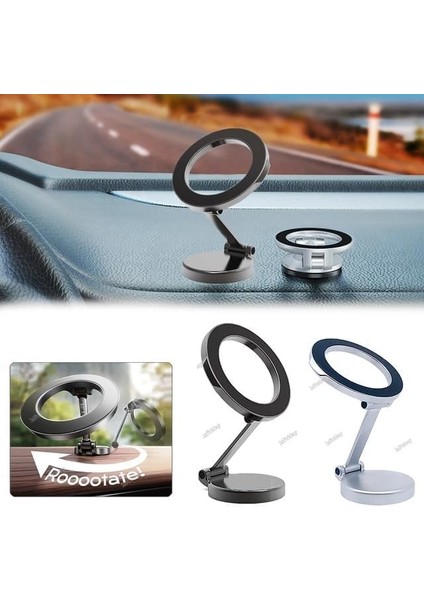 Manyetik Araç Içi Telefon Tutucu [güçlü Mıknatıslar] Titreşime Dayanıklı Magsafe ile Uyumlu Telefon Tutucu Araç Içi Telefon Tutucu Kompakt iPhone 11-15 Pro Max