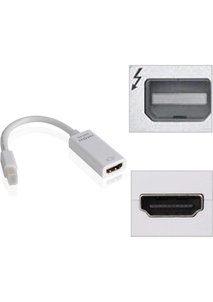 AL-4688 4K Destekli Mini Displayport To HDMI Kablo