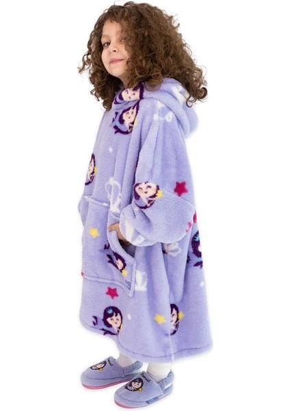 Moo Soft Cuddles Giyilebilir Çocuk Battaniye (Küçük Deniz Kızı)