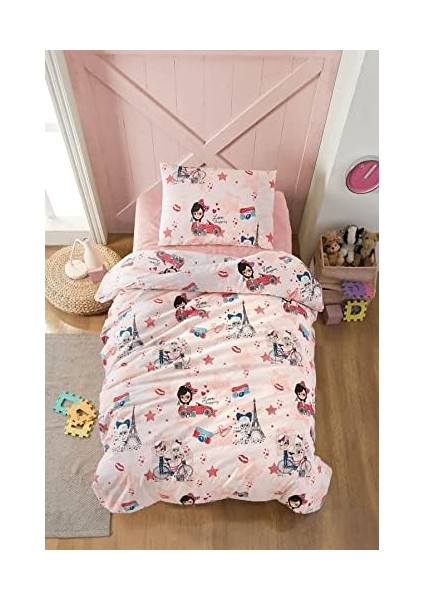 Mary Genç Nevresim Takımı Ranforce Tek Kişilik 160X220