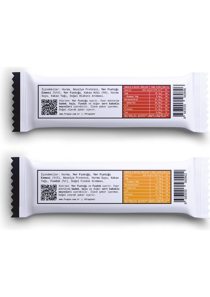 Vegan High Protein Bar 12’li Set - Yer Fıstık Ezmeli & Fındıklı & Kakao Nibli