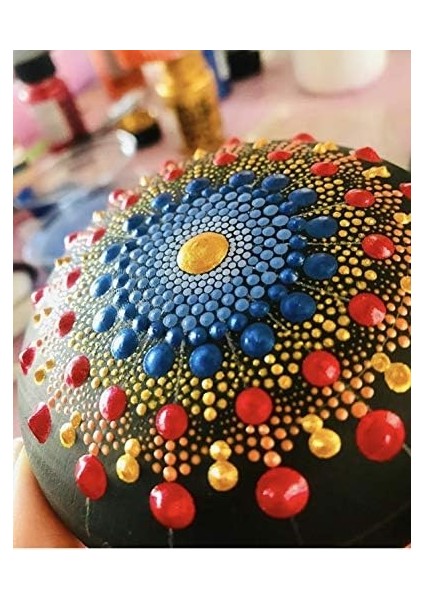 Fabric Dot Taş Görünümlü Ahşap 10 x 10 cm