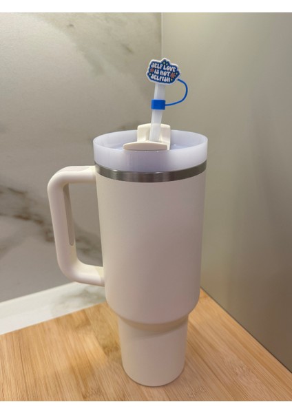 Stanley Pipet Tıpası, Pipet Kılıfı Aksesuarı, Toza ve Kire Karşı Koruma, Self Love Is Hot Selfish modelleri