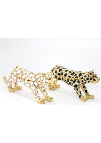 Swarovski Taşlı Tekli Leopar Model 1