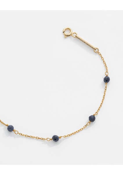 2 Karat Safir Taşlı Gümüş Serenity Bileklik