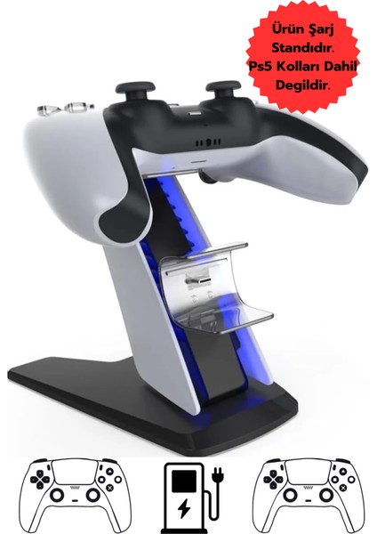 Ps5 Stand 2 Kol Şarj Istasyonu Dock TP5-0585S