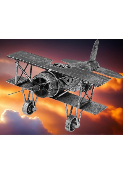 El Yapımı Retro Vintage Boeing 40A Metal Uçak Modeli Maket Biblo Özel Gün Hediyesi Vitrin Ofis Süsü