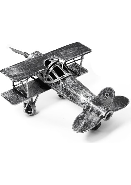 El Yapımı Retro Vintage Boeing 40A Metal Uçak Modeli Maket Biblo Özel Gün Hediyesi Vitrin Ofis Süsü