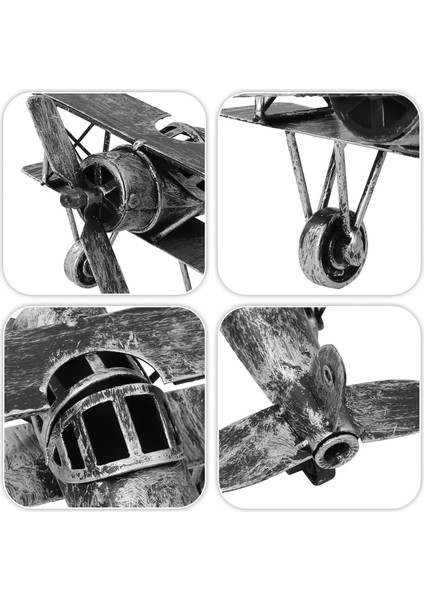 El Yapımı Retro Vintage Boeing 40A Metal Uçak Modeli Maket Biblo Özel Gün Hediyesi Vitrin Ofis Süsü