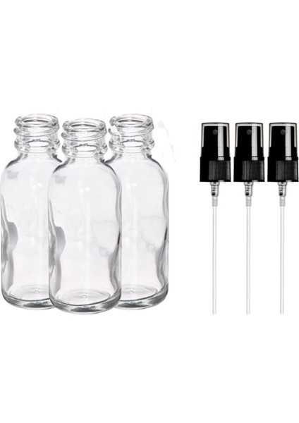 Şefaf Cam Şişe Sprey Başlıklı 30 ml 100 Adet