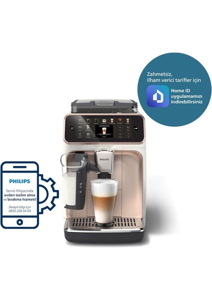 Yeni Seri Ultra Premium 20 Sıcak ve Soğuk Içecek Lattego Tam Otomatik Espresso Makinesi, , Silent Brew Teknolojisi + Onerous Lambader