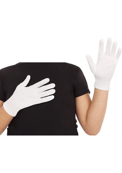 Unisex 10 Çift Çocuk Bando & Pandomim & Tören & Gösteri & Merasim Eldiveni & 23 Nisan & 19 Mayıs fırsatları