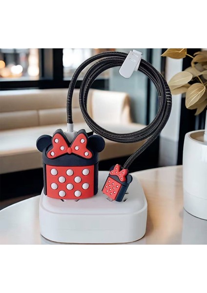 iPhone 18W/20W Uyumlu Şarj Kılıfı, Şarj Kablosu Örme Aparatı, Kablo Koruyucu Aparatı, Toparlayıcı