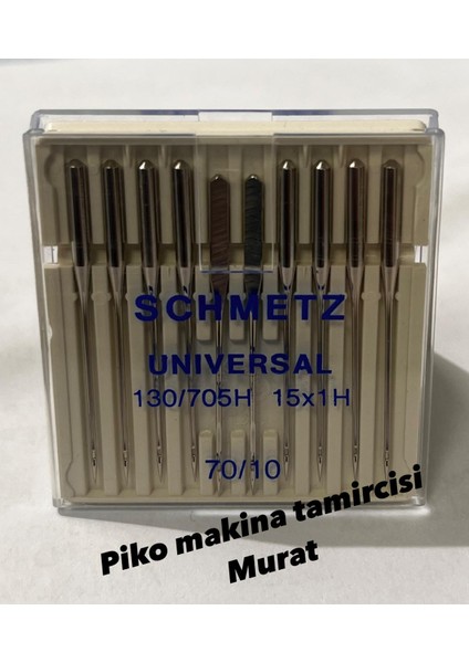 130/705H 15X1 70/10 Standart Iğne (1 Paket :10 Adet)