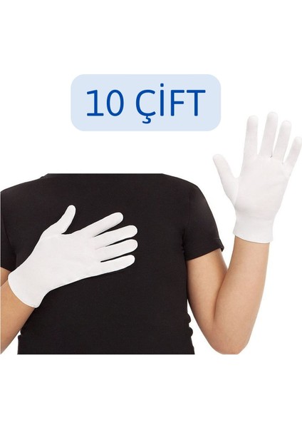Unisex 10 Çift Çocuk Bando & Pandomim & Tören & Gösteri & Merasim Eldiveni & 23 Nisan & 19 Mayıs fiyatları