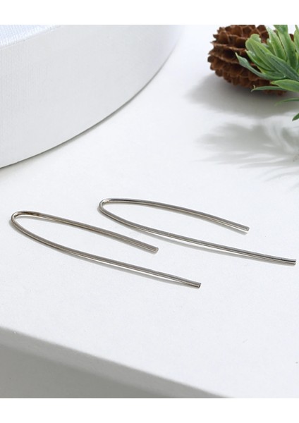 Gümüş Tel Küpe modelleri