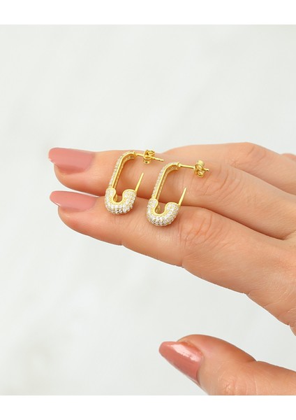 Zirkon Taşlı Gümüş Firkete Küpe modelleri