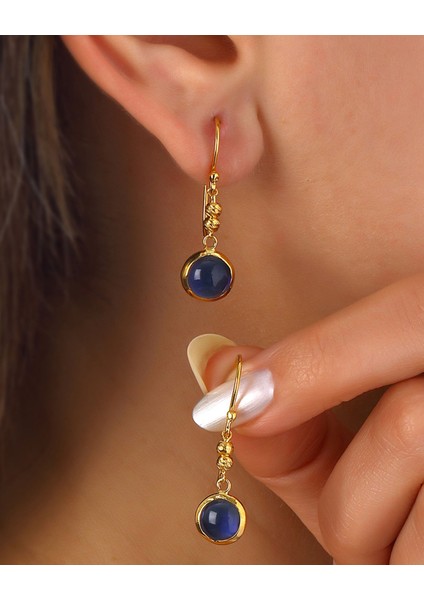 Lapis Taşlı Gümüş Küpe fiyatları