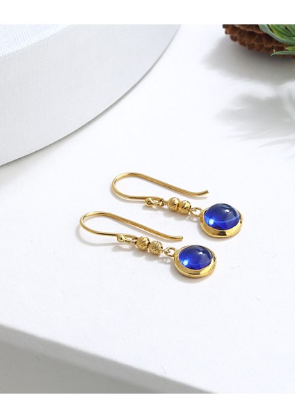 Lapis Taşlı Gümüş Küpe modelleri